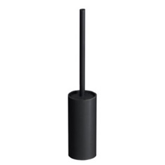 Toilet Brush, Matte Black, Free Standing